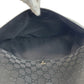 GUCCI Shoulder Bag 132260 GG canvas, leather Black SilverMetal Shoulder Bag Tote Bag Women Used Authentic