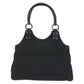 GUCCI Shoulder Bag 132260 GG canvas, leather Black SilverMetal Shoulder Bag Tote Bag Women Used Authentic