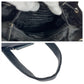PRADA Backpack Nylon, Leather Black SilverMetal Backpack Backpack Test Triangle With logo Women Used Authentic