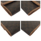 CELINE Tri-fold wallet PVC Brown Gold Metal Purse Folding Wallet Compact Wallet Macadam Pattern Women Used Authentic