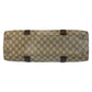 GUCCI Tote Bag 114288 GG Supreme canvas, leather Beige brown Tote Bag Shoulder Bag Women Used Authentic