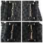 GUCCI Tote Bag 292927 GG canvas Black, Gray, Gold Metal Tote Bag Handbag Shoulder Bag Horsebit Women Used Authentic