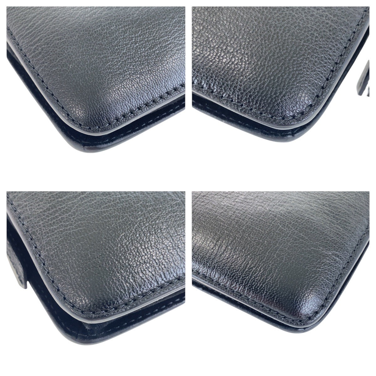 Givenchy Shoulder Bag leather Black GoldMetal