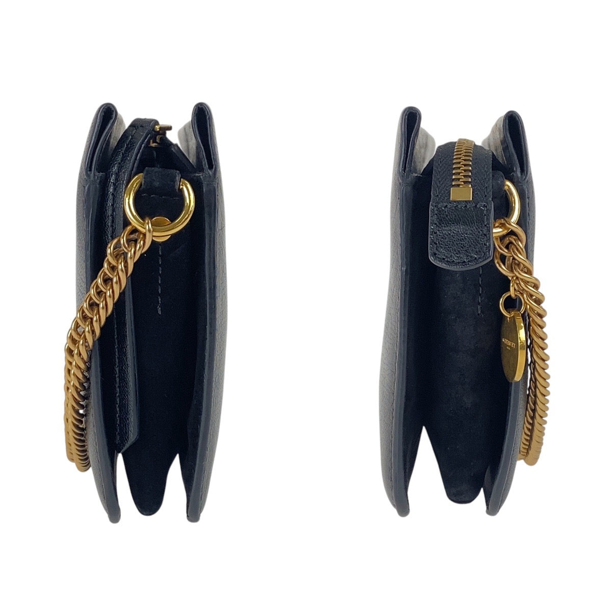 Givenchy Shoulder Bag leather Black GoldMetal