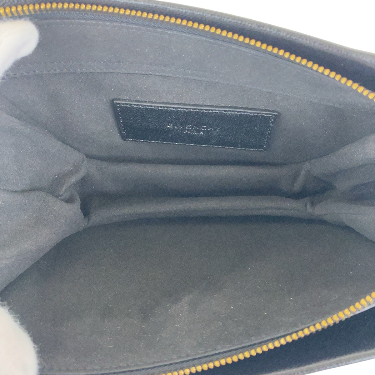 Givenchy Shoulder Bag leather Black GoldMetal