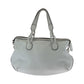 LOEWE Shoulder Bag leather White SilverMetal Shoulder Bag Tote Bag Handbag 2way fiesta Women Used Authentic