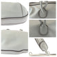 LOEWE Shoulder Bag leather White SilverMetal Shoulder Bag Tote Bag Handbag 2way fiesta Women Used Authentic
