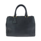 PRADA Tote Bag BN2579 leather Black GoldMetal Tote Bag Handbag Shoulder Bag Vitterodino Triangle With logo Women Used Authentic
