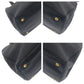 PRADA Tote Bag BN2579 leather Black GoldMetal Tote Bag Handbag Shoulder Bag Vitterodino Triangle With logo Women Used Authentic