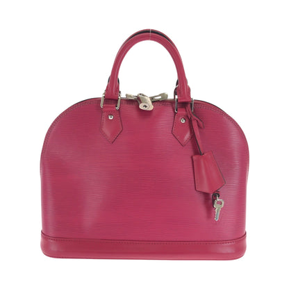LOUIS VUITTON Handbag M40490 Epi Leather Fuchsia Pink SilverMetal Handbag Epi Alma Women Used Authentic