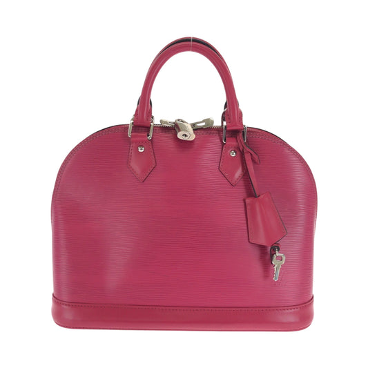 LOUIS VUITTON Handbag M40490 Epi Leather Fuchsia Pink SilverMetal Handbag Epi Alma Women Used Authentic