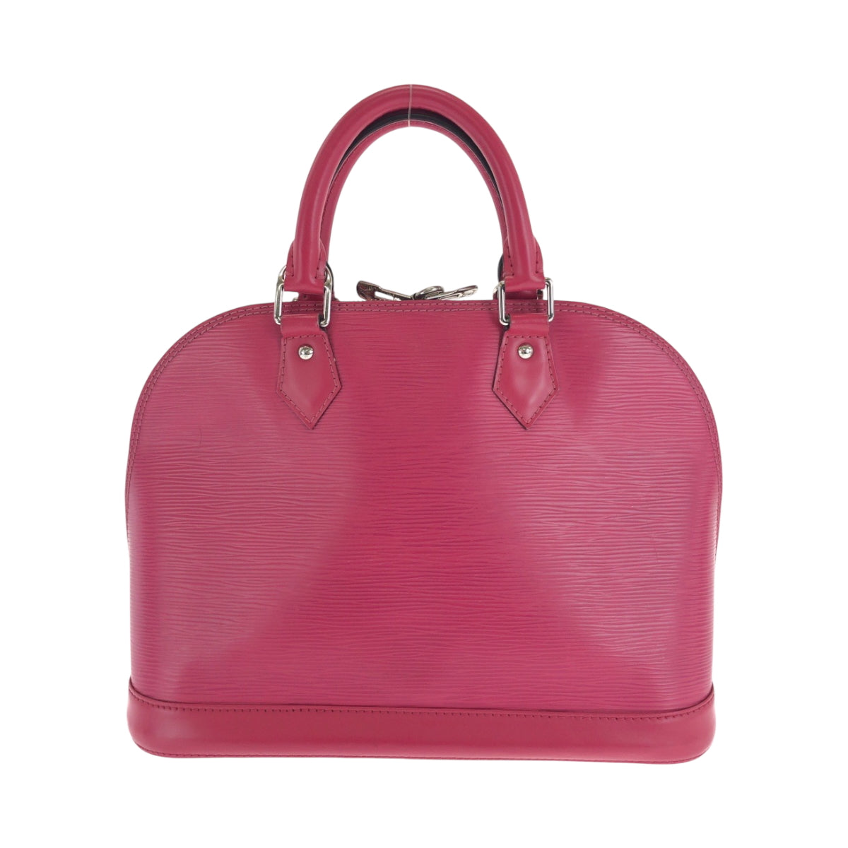 LOUIS VUITTON Handbag M40490 Epi Leather Fuchsia Pink SilverMetal Handbag Epi Alma Women Used Authentic