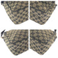 GUCCI Shoulder Bag 019 0375 GG canvas Beige Black Gold Metal Shoulder Bag Messenger bag Women Used Authentic