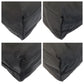 PRADA Tote Bag Nylon Black SilverMetal Tote Bag handbag Test Triangle With logo Women Used Authentic