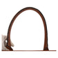 LOUIS VUITTON Tote Bag M42425 PVC, Leather Brown Gold Metal Tote Bag Shoulder Bag Monogram Weekend PM mens Used Authentic