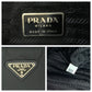 PRADA Business bag V453S Nylon Black SilverMetal Business Bag Shoulder Bag 2way Test Triangle With logo mens Used Authentic