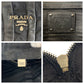 PRADA Shoulder Bag Nylon, Leather Black SilverMetal crimson Women Used Authentic