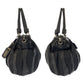 PRADA Shoulder Bag Nylon, Leather Black SilverMetal crimson Women Used Authentic