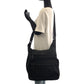 PRADA Shoulder Bag Nylon Black SilverMetal Shoulder Bag Messenger bag Test Triangle With logo mens Used Authentic
