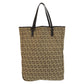 FENDI Tote Bag 8BH006 Canvas, Leather Beige brown Tote Bag handbag Zucchino Women Used Authentic