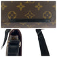 LOUIS VUITTON Shoulder Bag M40935 PVC Brown Black SilverMetal Shoulder Bag Monogram Macasa District PM Women Used Authentic