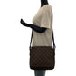 LOUIS VUITTON Shoulder Bag M40935 PVC Brown Black SilverMetal Shoulder Bag Monogram Macasa District PM Women Used Authentic