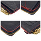 LOUIS VUITTON Coin case M69420 leather Marine Rouge Navy Gold Metal Coin case Card Case Monogram Unplant Porto Cult Recto Verso Women Used Authentic