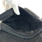 PRADA Shoulder Bag BR2417 Nylon, Leather Black SilverMetal Shoulder Bag pochette Test Triangle With logo Women Used Authentic