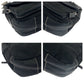 PRADA Shoulder Bag BR2417 Nylon, Leather Black SilverMetal Shoulder Bag pochette Test Triangle With logo Women Used Authentic