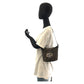 FENDI Shoulder Bag Canvas, Leather Brown Silver Metal Zucca Mamma Bucket Women Used Authentic
