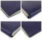 LOUIS VUITTON Long Wallet Purse M81371 leather Navy white Long Wallet Purse Epi Monogram Eclipse Portefeuille Braza mens Used Authentic