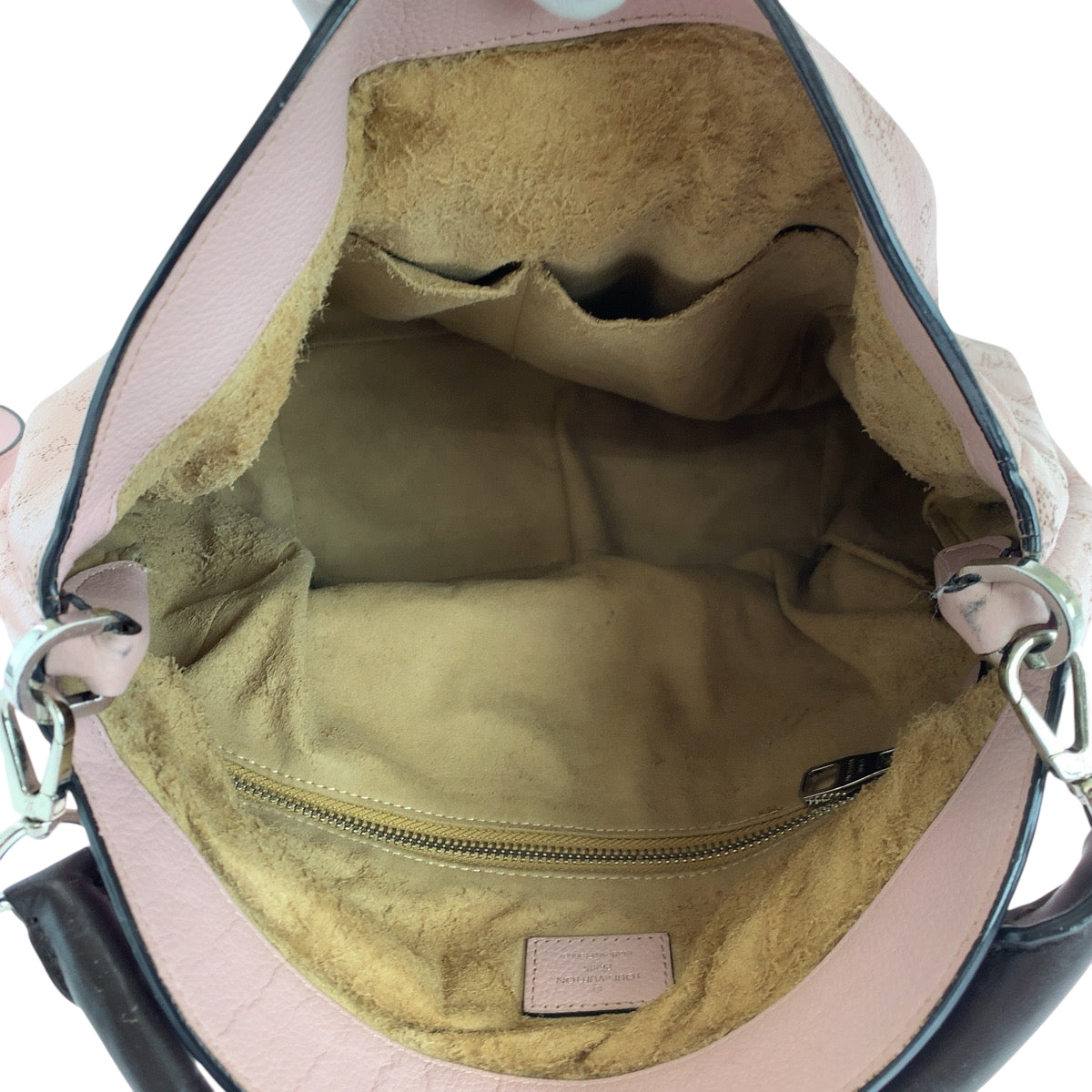LOUIS VUITTON Shoulder Bag M50033 leather Magnolia Pink SilverMetal Shoulder Bag Handbag 2way Monogram Mahina BabylonePM Women Used Authentic