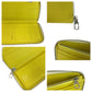 LOUIS VUITTON Long Wallet Purse M80852 leather Yellow White SilverMetal Long Wallet Purse Zip Around Everyday LV Zippy Wallet Vertical mens Used Authentic