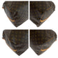 LOUIS VUITTON Boston Duffel bag M41414 PVC Brown Gold Metal Boston Duffel bag Shoulder Bag 2way Monogram Keepall 55 bandouliere Women Used Authentic