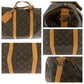 LOUIS VUITTON Boston Duffel bag M41414 PVC Brown Gold Metal Boston Duffel bag Shoulder Bag 2way Monogram Keepall 55 bandouliere Women Used Authentic