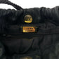 LOEWE Shoulder Bag leather Black black Shoulder Bag Drawstring Bag logo fringe Women Used Authentic