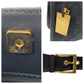 GUCCI Shoulder Bag 91762 GG canvas, leather Black GoldMetal Shoulder Bag pochette Women Used Authentic