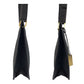 GUCCI Shoulder Bag 91762 GG canvas, leather Black GoldMetal Shoulder Bag pochette Women Used Authentic