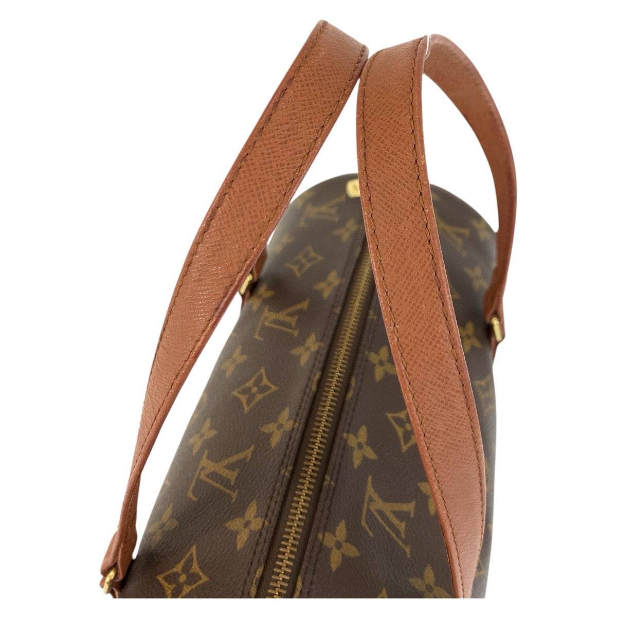 LOUIS VUITTON Handbag M51365 PVC, Leather Brown Gold Metal Monogram Papillon 30 Women Used Authentic