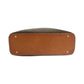 CELINE Handbag PVC, Leather Brown Gold Metal Handbag Vanity Bag Mini Boston Duffel Bag Macadam Women Used Authentic