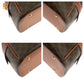 CELINE Handbag PVC, Leather Brown Gold Metal Handbag Vanity Bag Mini Boston Duffel Bag Macadam Women Used Authentic
