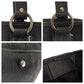 GUCCI Tote Bag 113019 GG canvas, leather Black SilverMetal Tote Bag Shoulder Bag Women Used Authentic