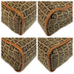 FENDI Tote Bag 8BH153 Canvas, Leather Brown Gold Metal Tote Bag Shoulder Bag Zucchino Women Used Authentic