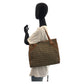 FENDI Tote Bag 8BH153 Canvas, Leather Brown Gold Metal Tote Bag Shoulder Bag Zucchino Women Used Authentic
