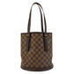 LOUIS VUITTON Tote Bag N42240 PVC, Leather Brown Gold Metal Tote Bag Shoulder Bag Damier Male Women Used Authentic