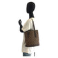 LOUIS VUITTON Tote Bag N42240 PVC, Leather Brown Gold Metal Tote Bag Shoulder Bag Damier Male Women Used Authentic