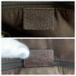 GUCCI Tote Bag 163805 GG canvas Beige Brown Gold Metal Tote Bag Shoulder Bag Sherry line Pretty Women Used Authentic