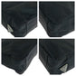 PRADA Tote Bag Nylon Black SilverMetal Tote Bag Shoulder Bag Test Triangle With logo Women Used Authentic