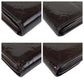 LOUIS VUITTON Long Wallet Purse M93524 Patent leather Amaranth Bordeaux Gold Metal Long Wallet Purse Vernis Portefeuille Sarah Women Used Authentic