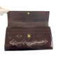 LOUIS VUITTON Long Wallet Purse M93524 Patent leather Amaranth Bordeaux Gold Metal Long Wallet Purse Vernis Portefeuille Sarah Women Used Authentic